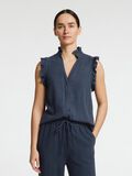 Selected MOUWLOOS TOP MET RUCHES, Dark Sapphire, highres - 16096447_DarkSapphire_003.jpg