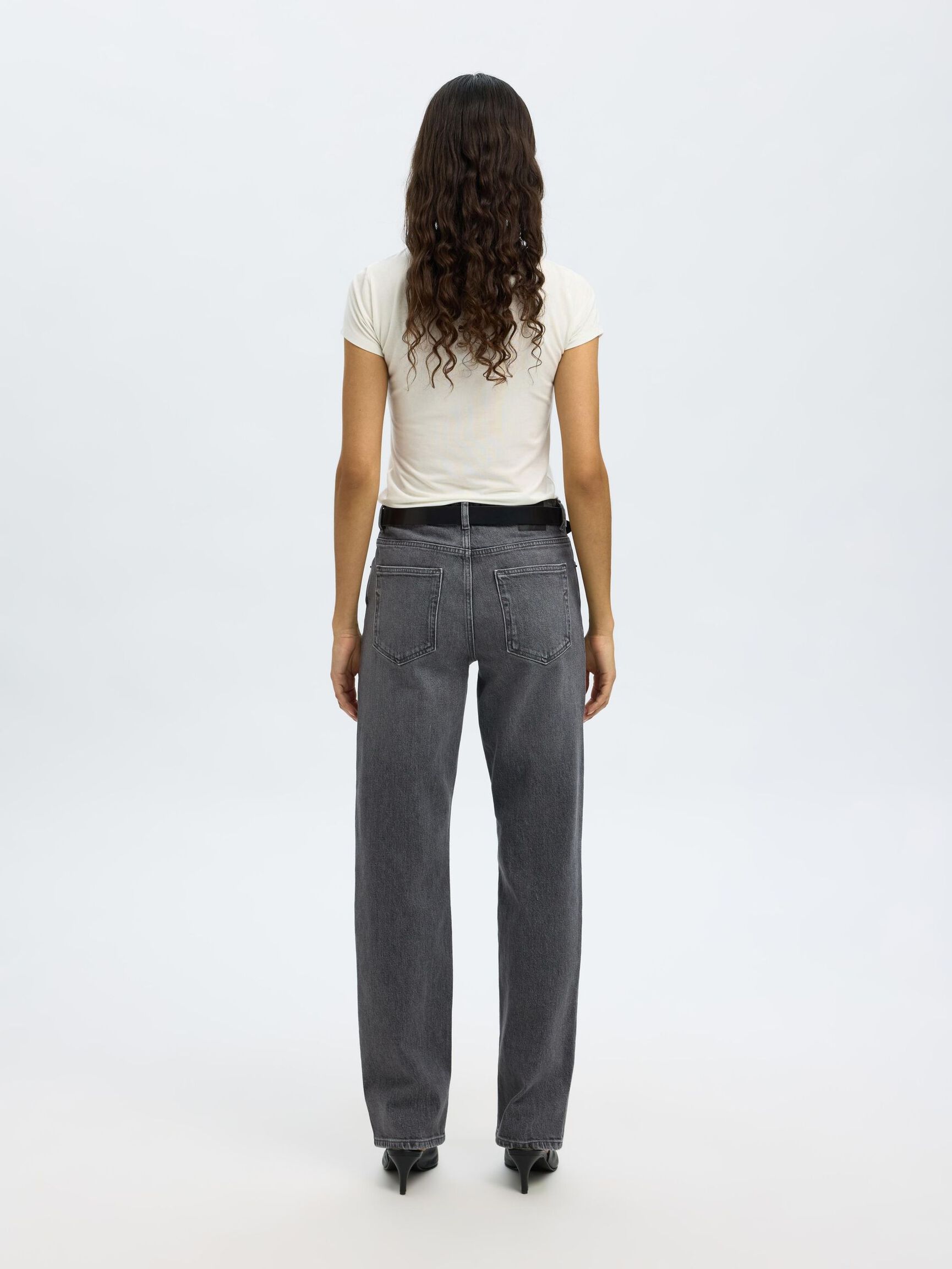 JEANSY O REGULARNYM FASONIE, Medium Grey Denim, highres