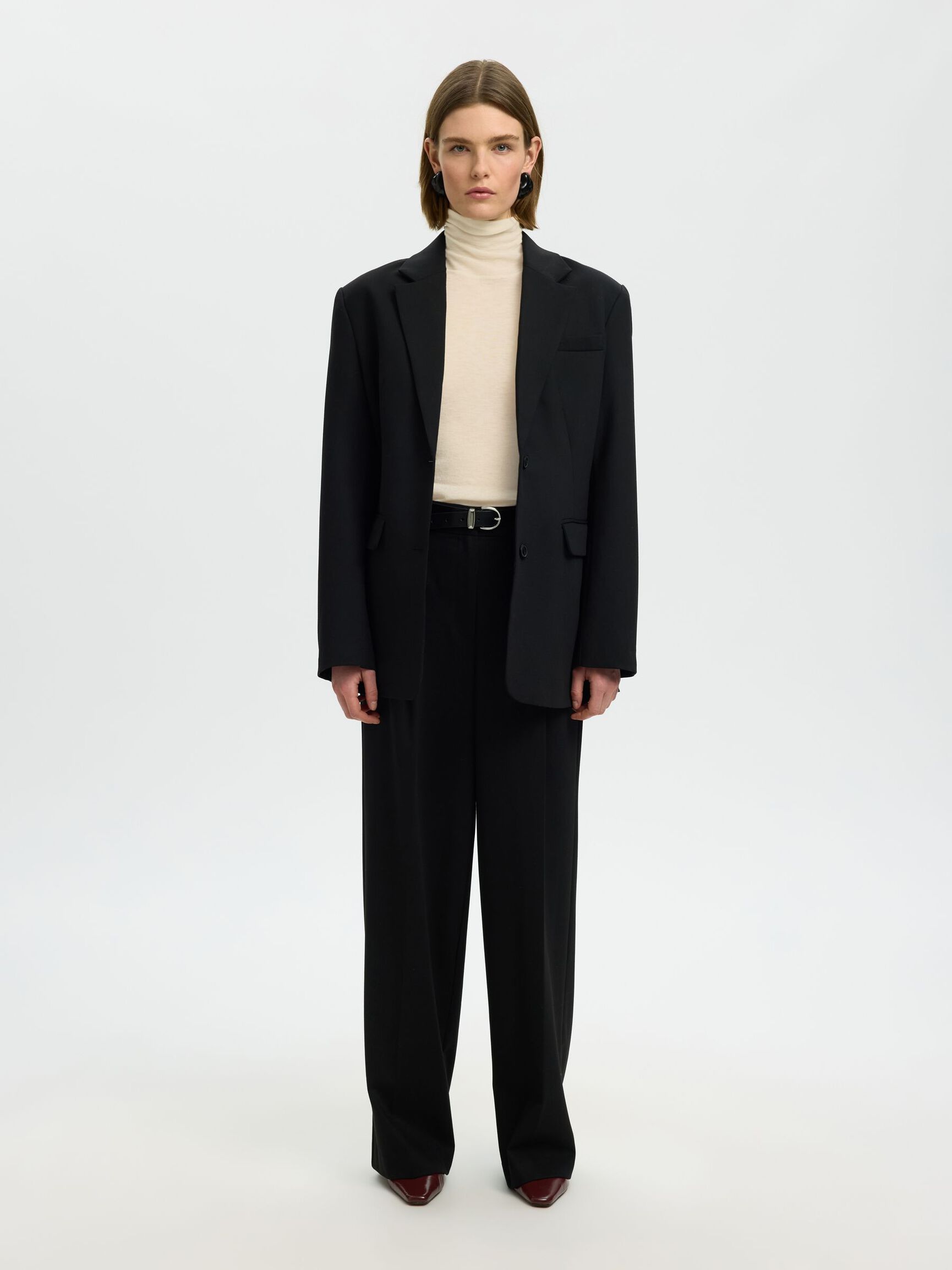 MERINO WOOL TURTLENECK, Birch, highres