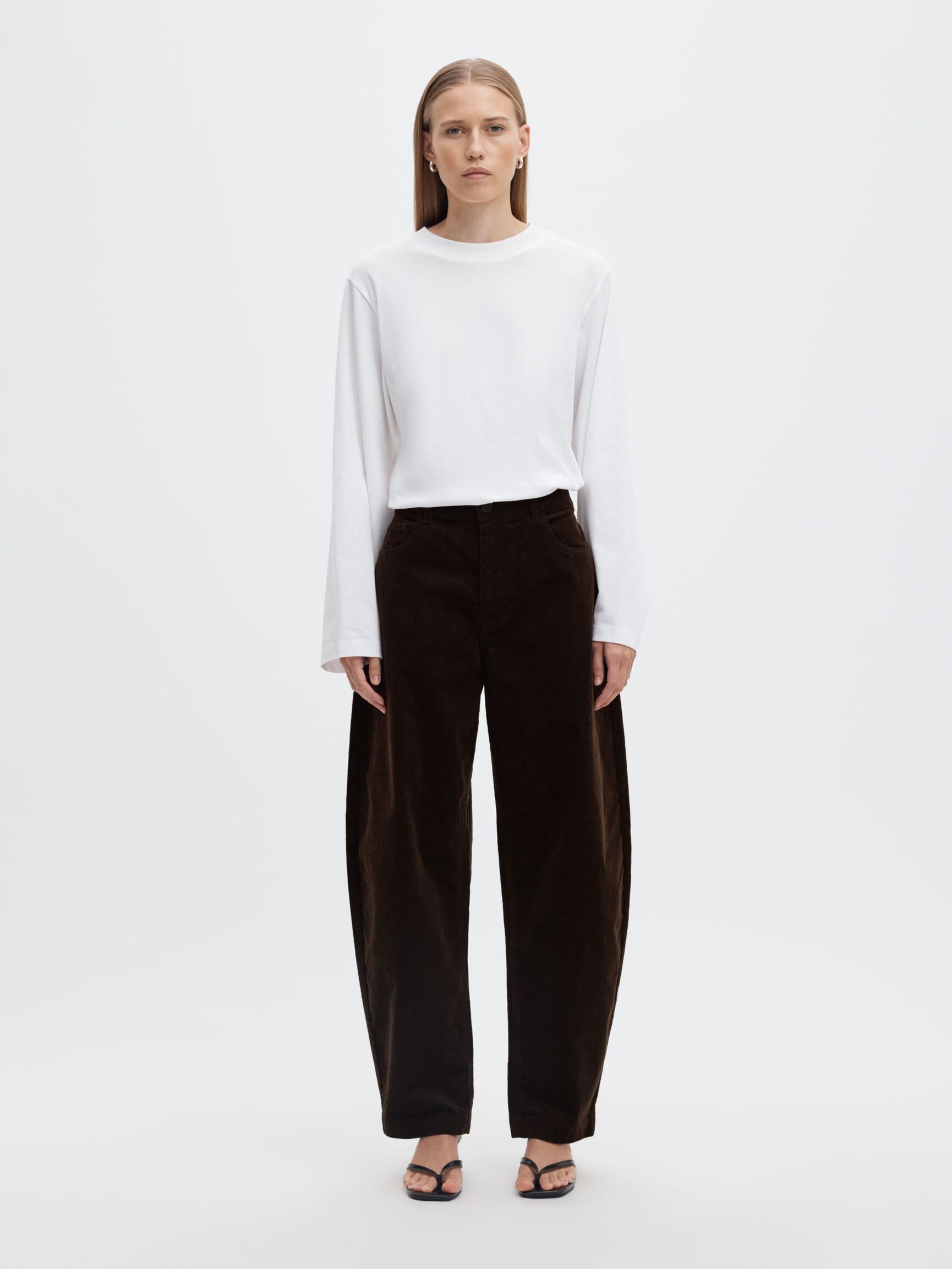 CORDUROY BARREL FIT BROEK, Delicioso, highres