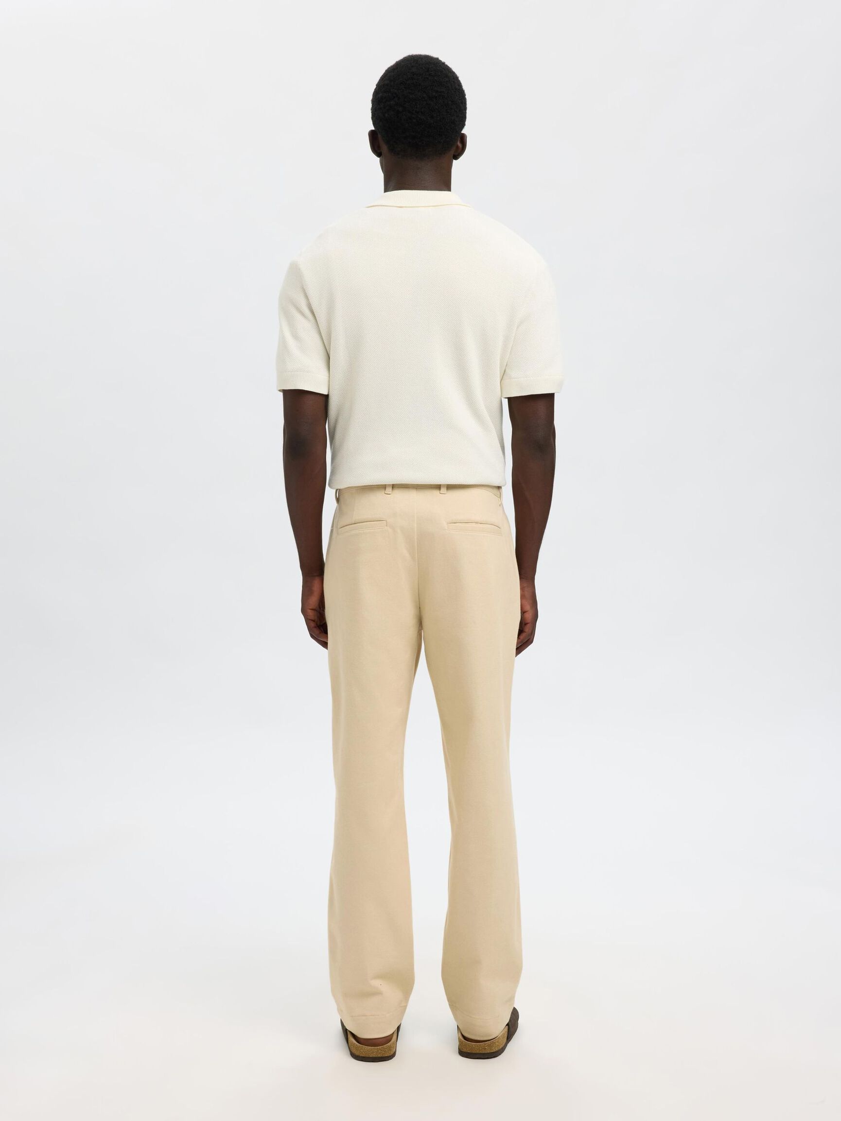 REGULAR FIT HOSE, Oatmeal, highres