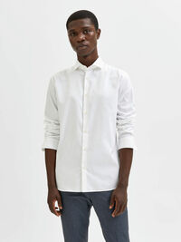 LANGE ÄRMEL HEMD, Bright White, highres