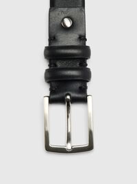 LEATHER BELT, Black, highres