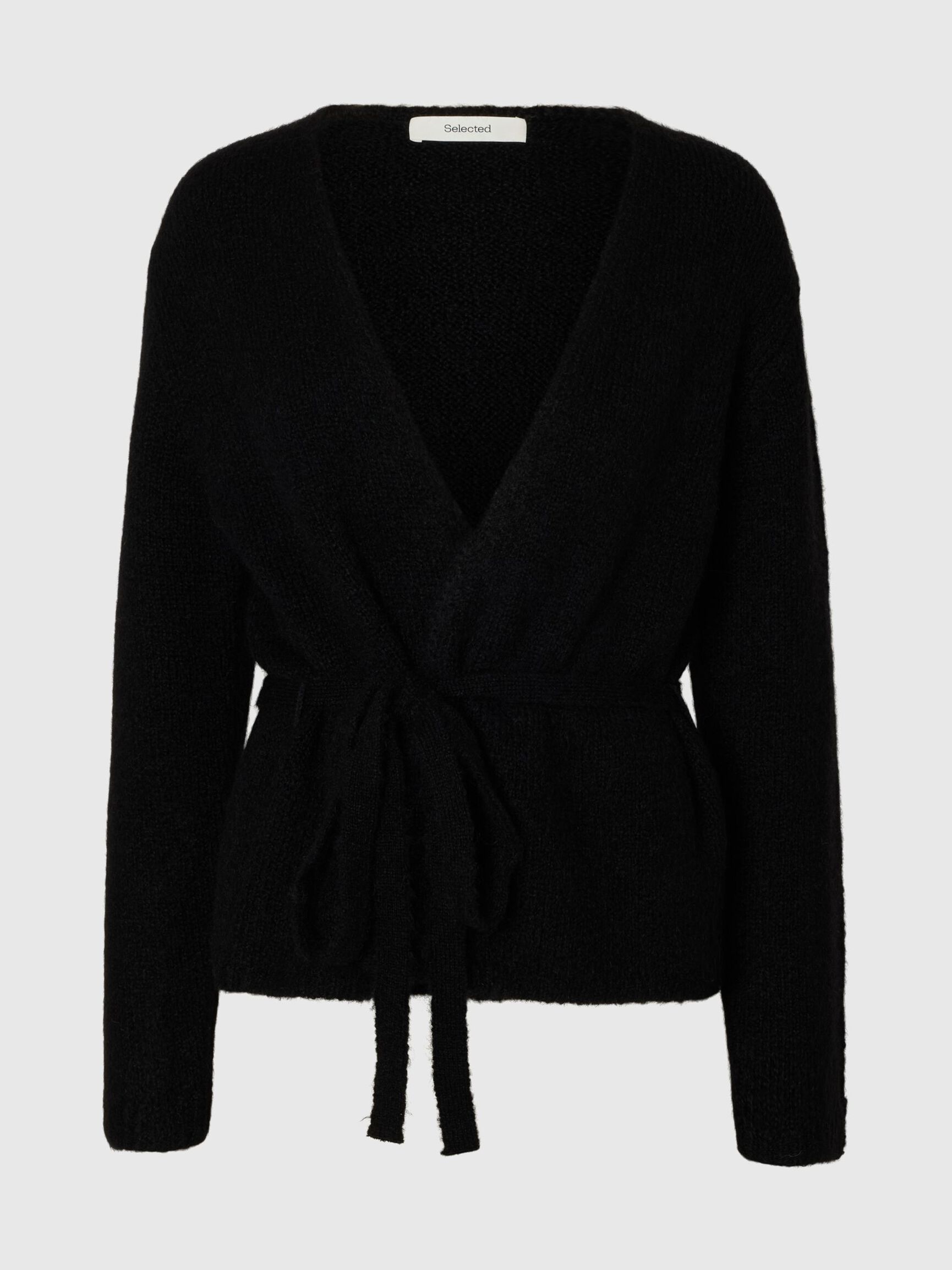 WOLMIX GEBREID VEST, Black, highres