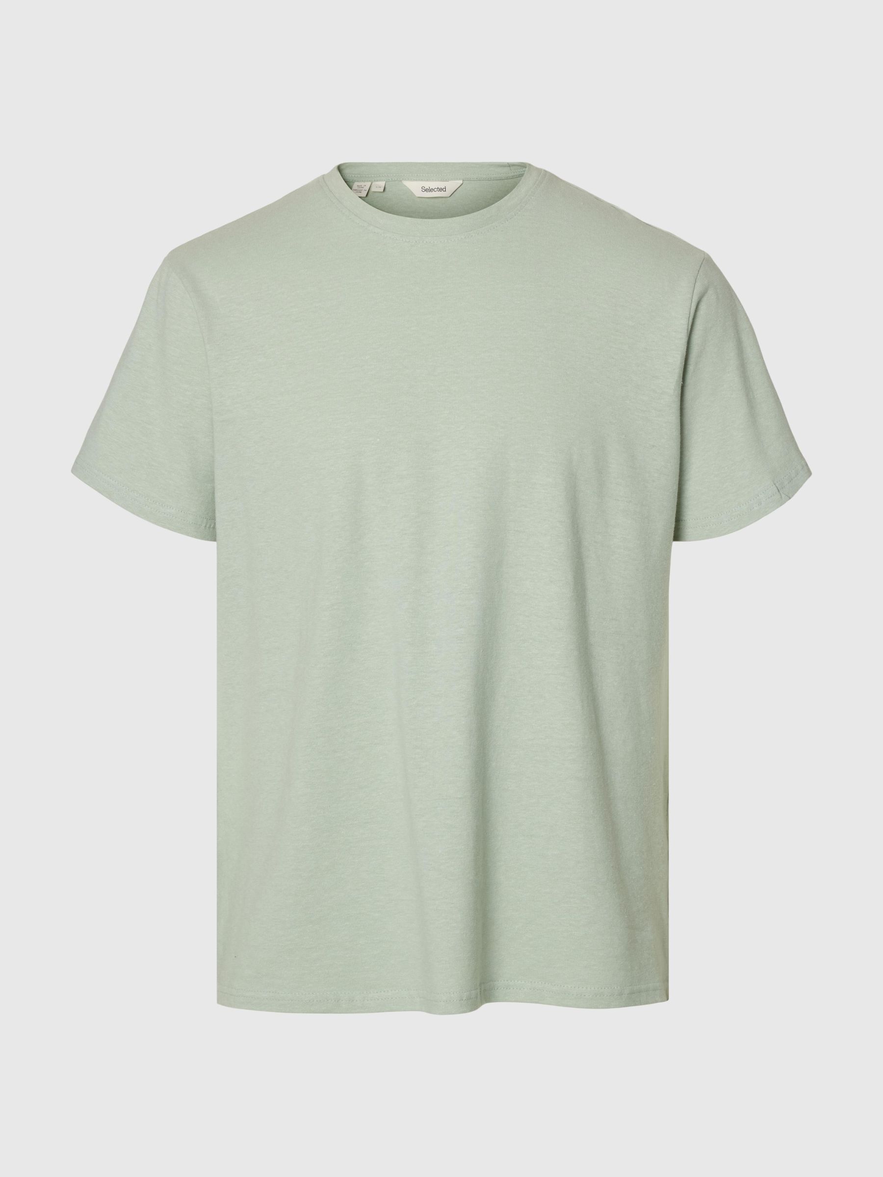 HØRBLANDING T-SHIRT, Aqua Gray, highres