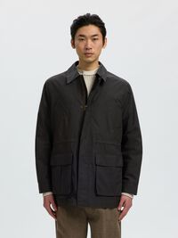 ORGANIC COTTON JACKET, Turkish Coffee, highres