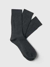 CLASSIC SOCKS, Dark Grey Melange, highres
