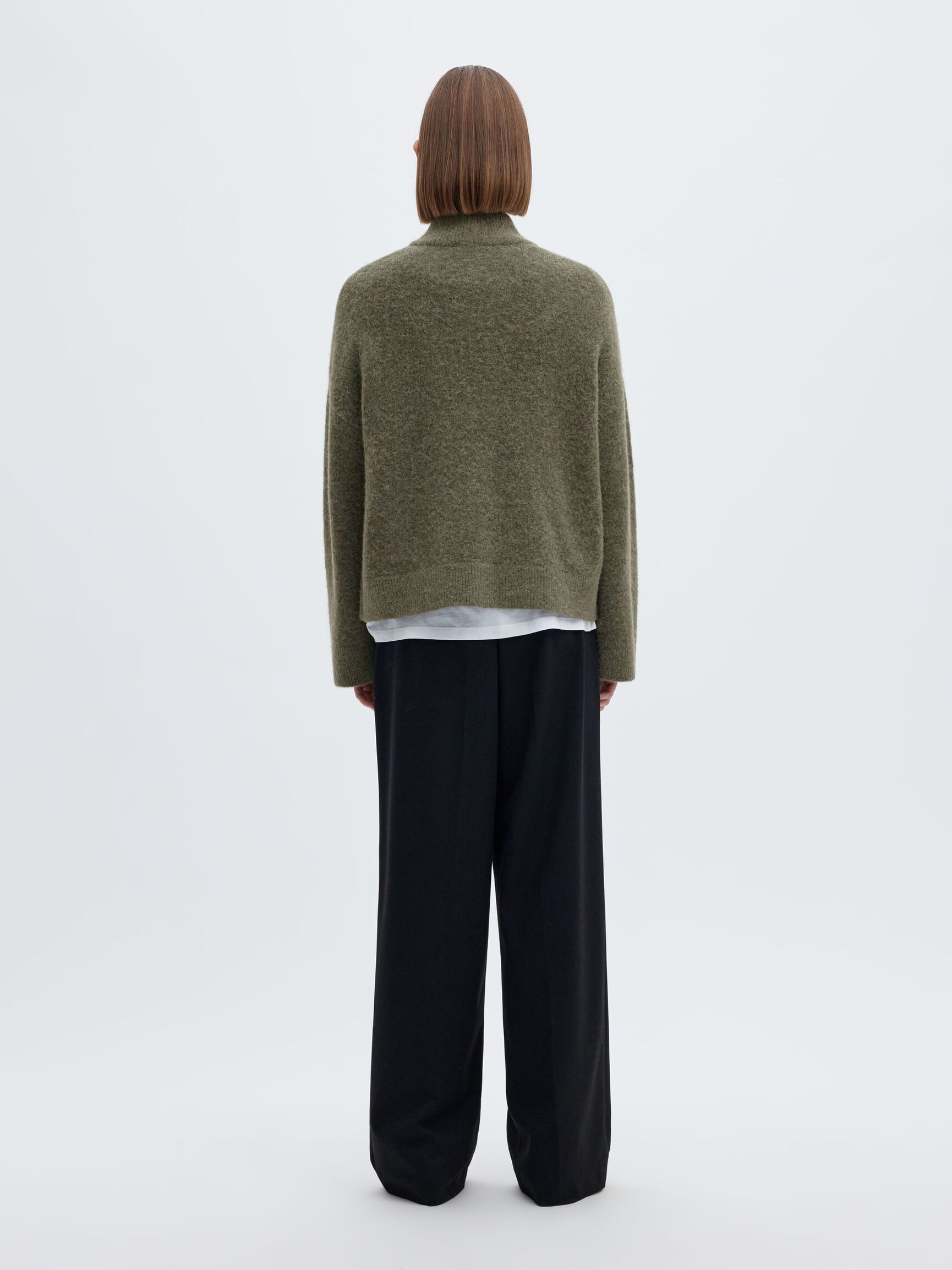 LAINE MÉLANGÉE CARDIGAN, Kalamata, highres