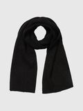 Selected GERIPPTES WOLLGEMISCH SCHAL, Black, highres - 16091496_Black_1062334_001.jpg