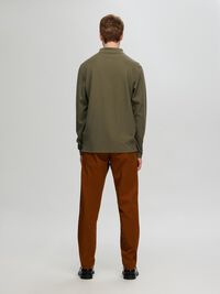 LONG SLEEVED POLO SHIRT, Kalamata, highres