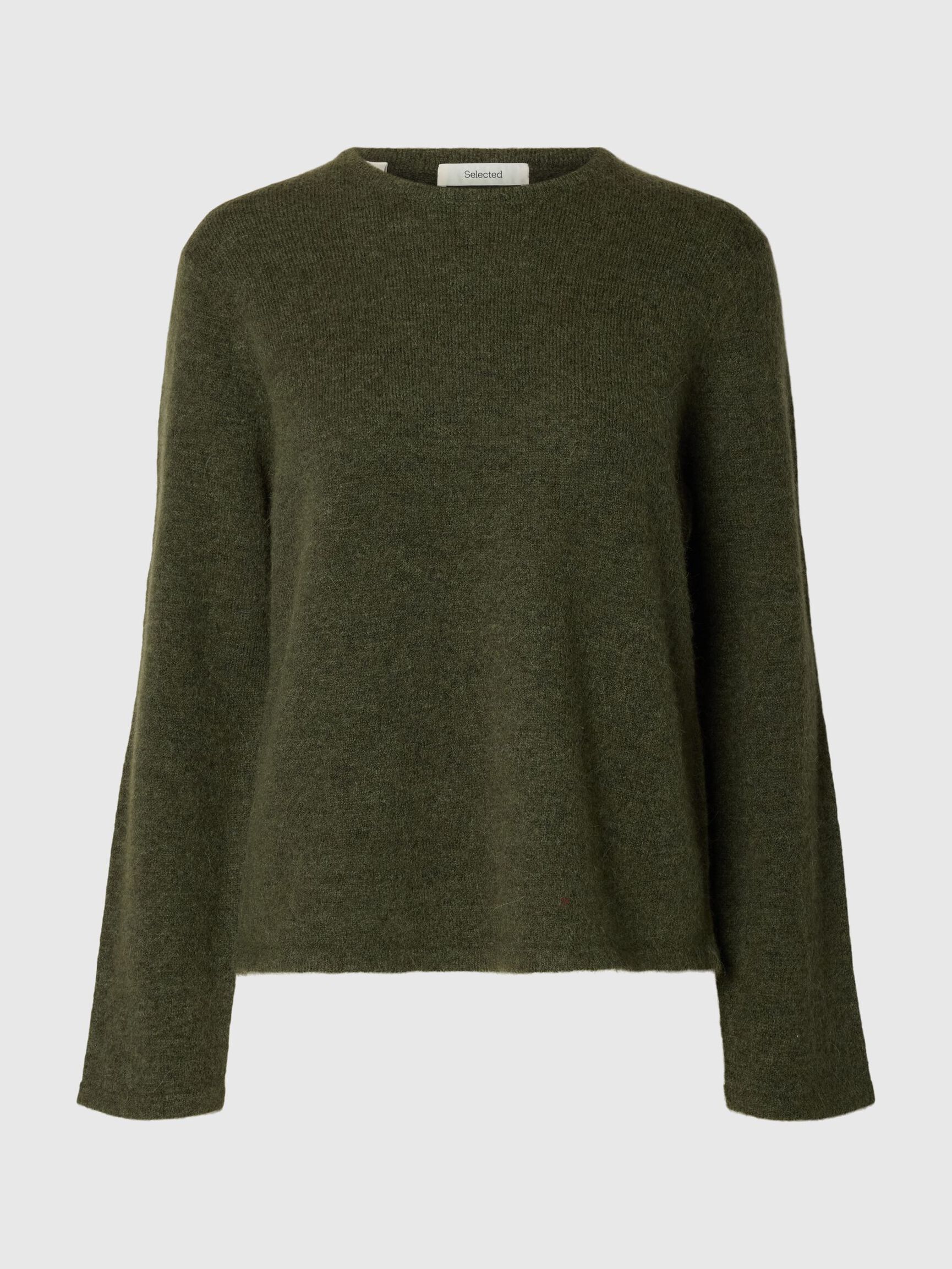 WOOL BLEND KNITTED PULLOVER, Kalamata, highres