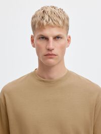 LOOSE FIT T-SHIRT, Savannah Tan, highres