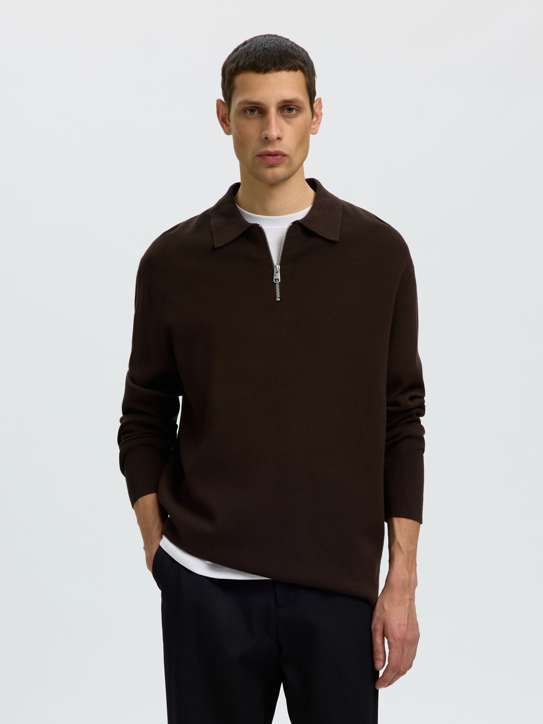 HALF ZIP PULLOVER, Delicioso, highres