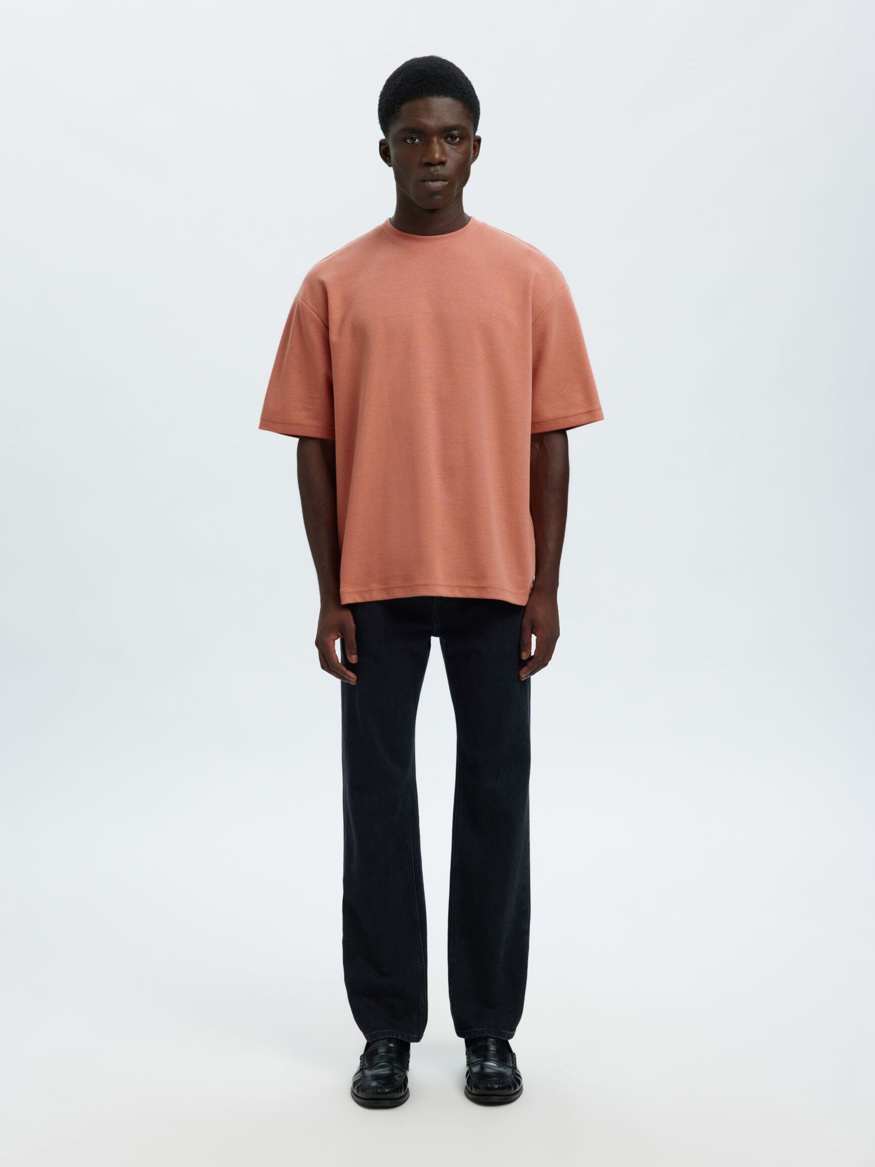 LOOSE FIT T-SHIRT, Rose Dawn, highres