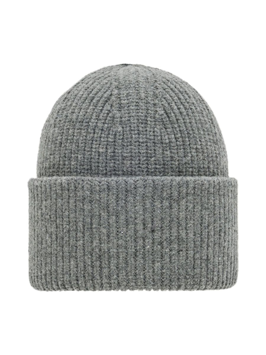 Selected STRICK MÜTZE, Light Grey Melange, highres - 16091373_LightGreyMelange_002.jpg