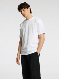 REGULAR FIT PRINT T-SHIRT, White, highres