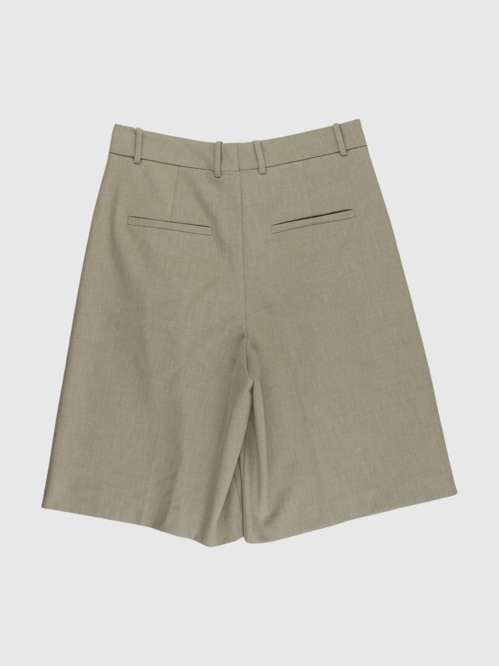 TAILORED BERMUDA SHORTS, Slate Green, highres