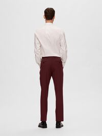 VISCOSE BLEND SLIM FIT SUIT TROUSERS, Port Royale, highres