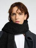 Selected GERIPPTES WOLLGEMISCH SCHAL, Black, highres - 16091496_Black_1062334_008.jpg