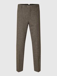GERUIT WOLMIX PANTALON, Brownie, highres