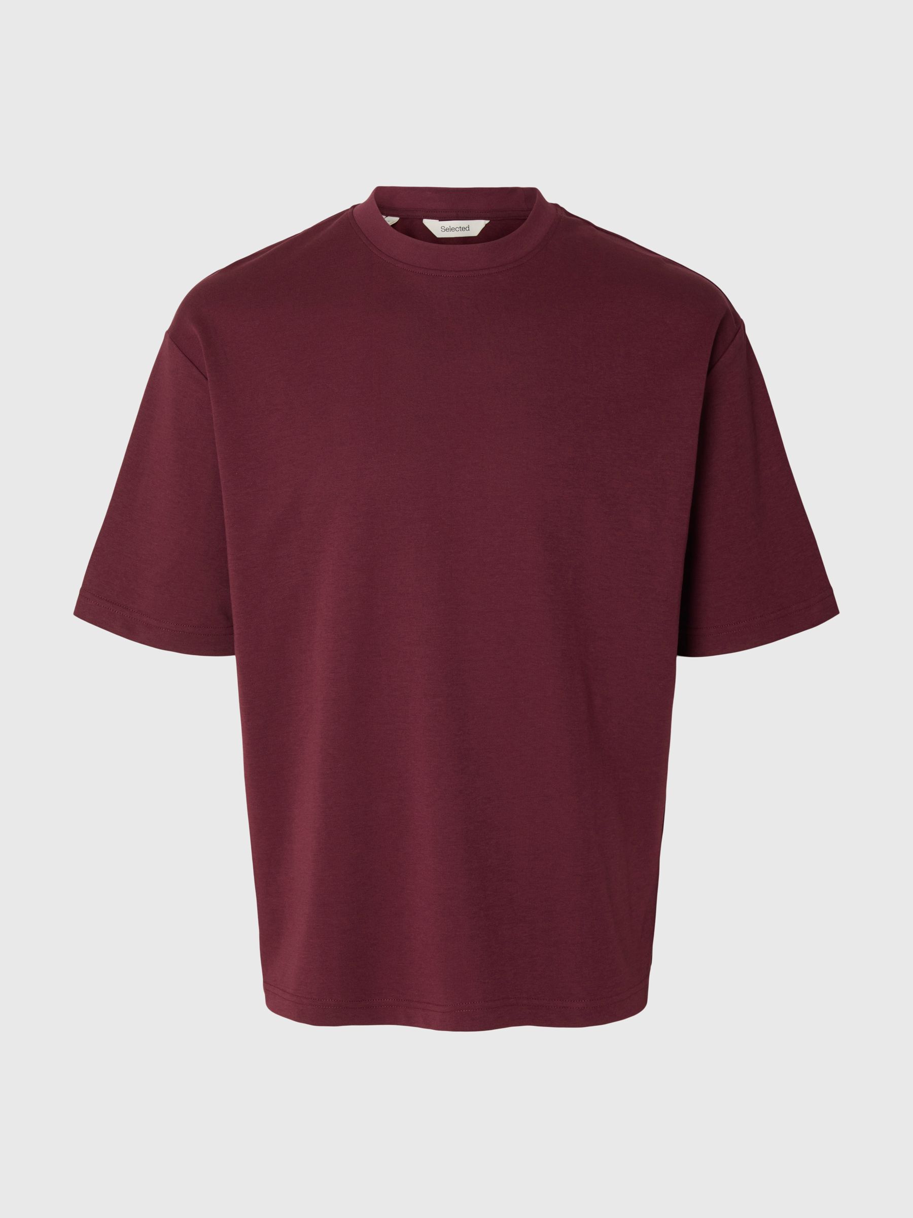 LOOSE FIT T-SHIRT, Tawny Port, highres