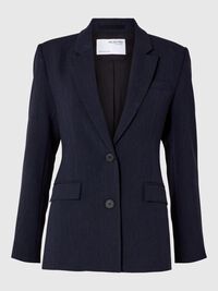 VISCOSEMIX KLASSIEK BLAZER, Dark Sapphire, highres