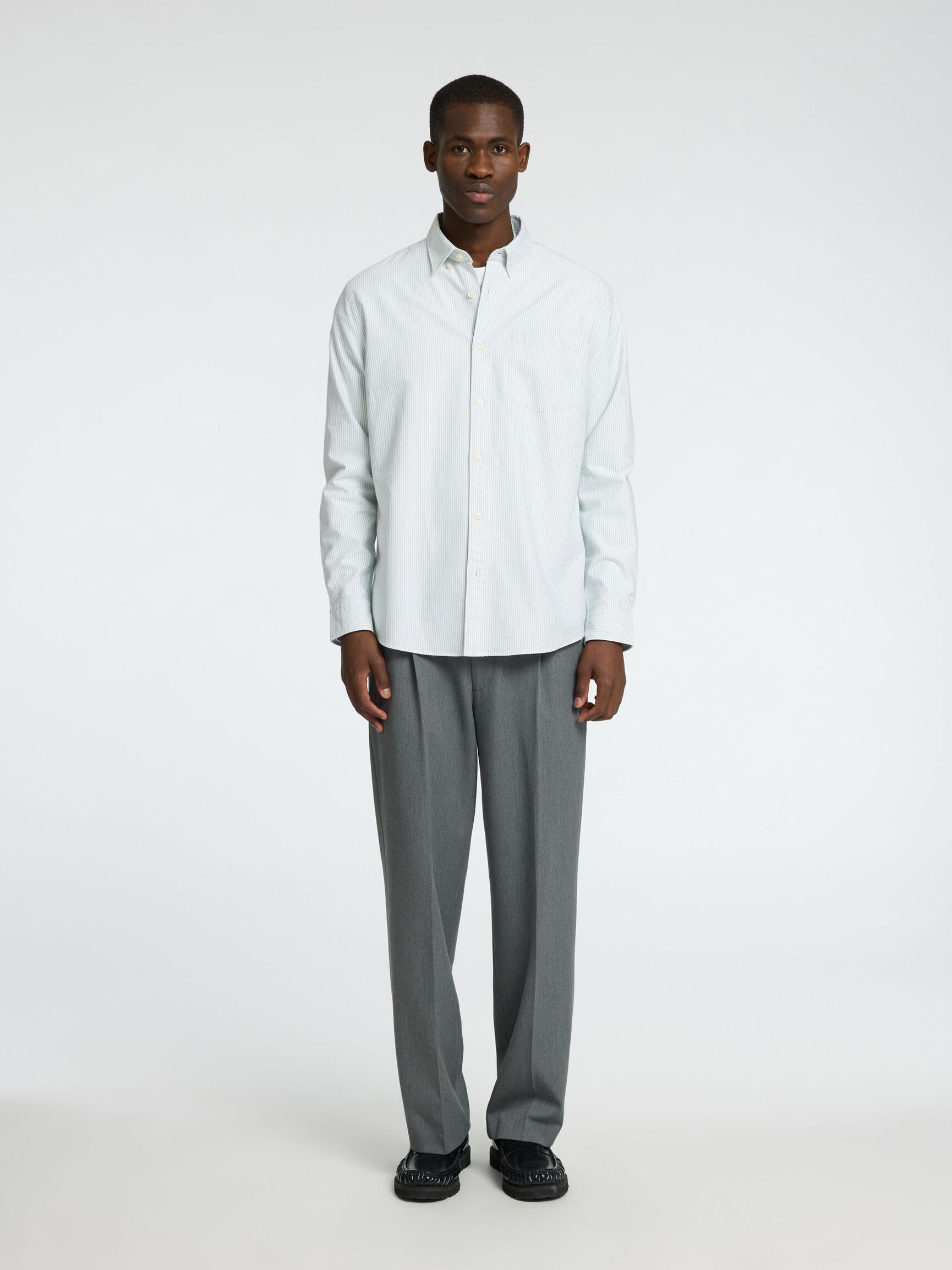 OXFORD SHIRT, Iceberg Green, highres