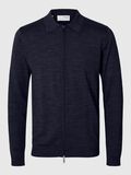 Selected WOLMIX VEST MET RITS, Dark Sapphire, highres - 16097977_DarkSapphire_001.jpg