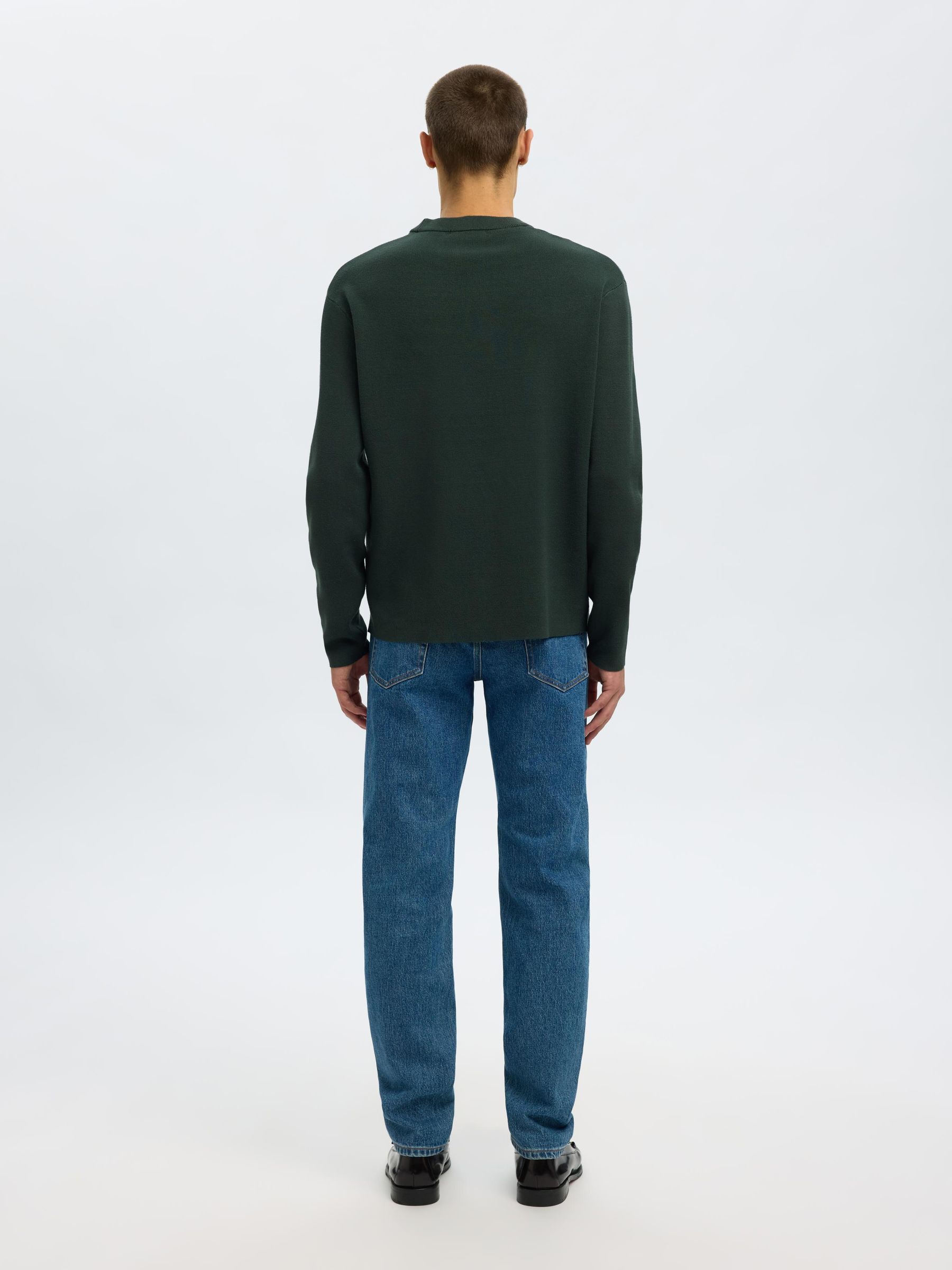 RELAXED FIT PULLOVER, Deep Forest, highres