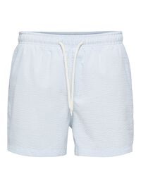 SEERSUCKER SWIM SHORTS, Cashmere Blue, highres