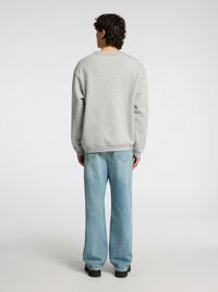 RELAXED FIT SWEATSHIRT, Light Grey Melange, highres