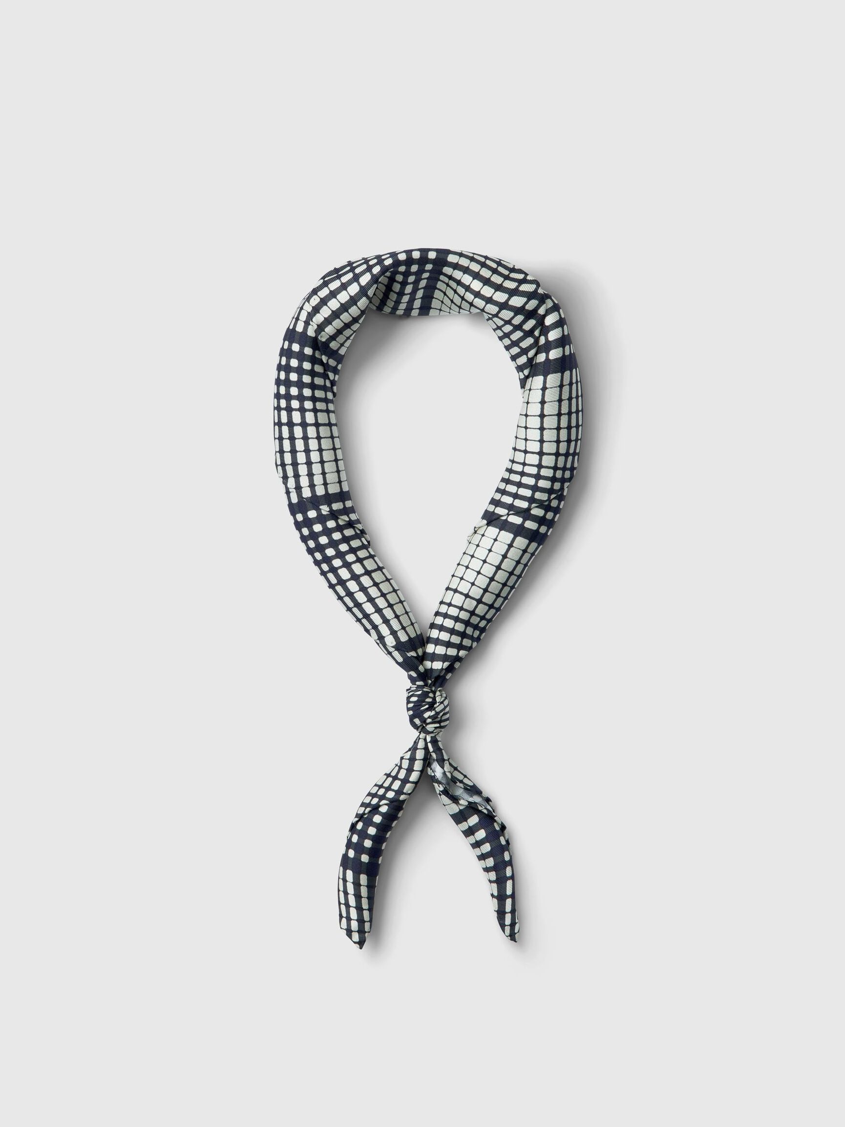 100% SILK SCARF, Black, highres