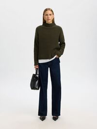 OVERSIZED JUMPER, Deep Depths, highres