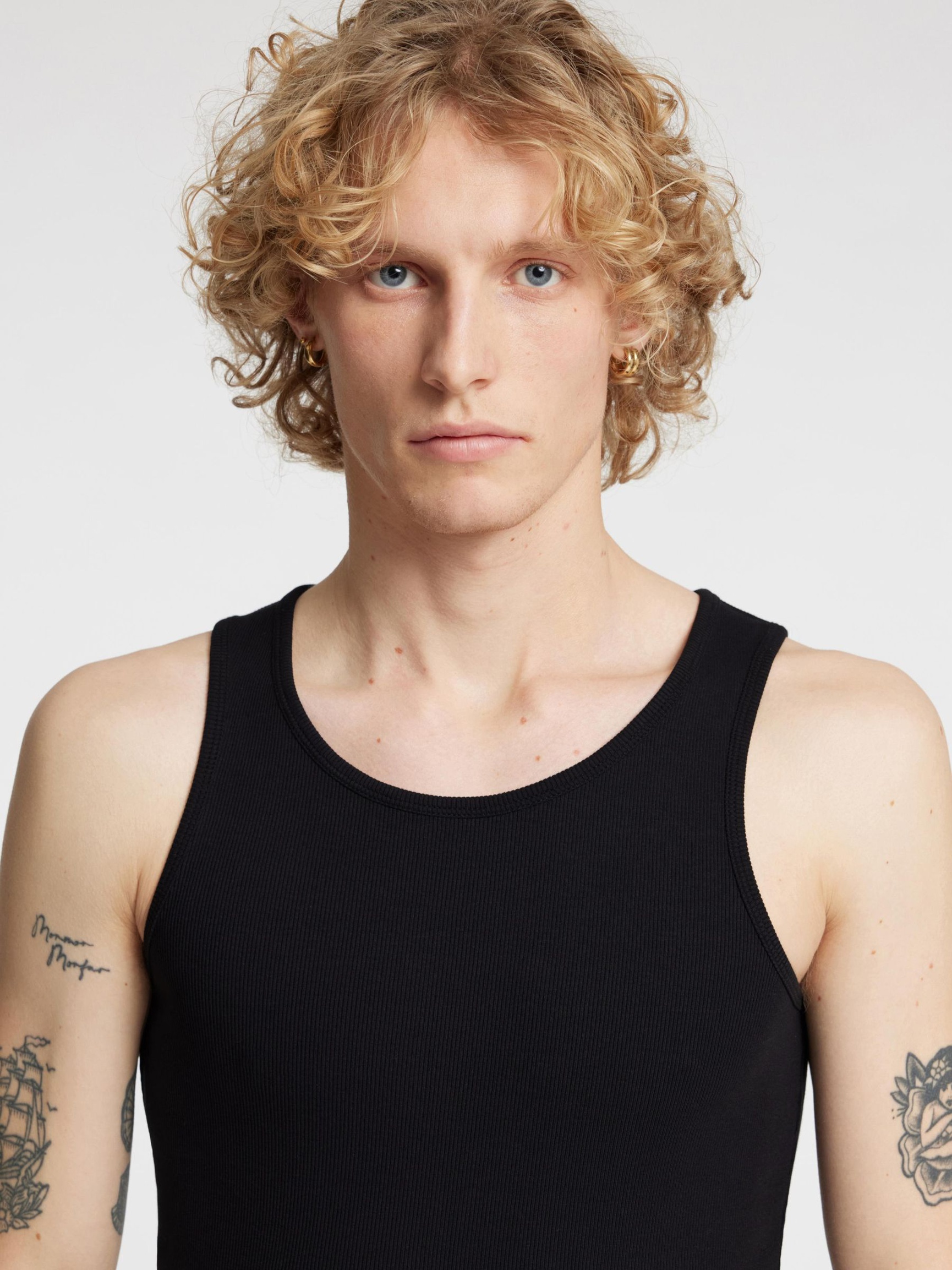 REGULAR FIT TANK TOP, Black Onyx, highres