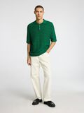 Selected SHORT SLEEVED KNITTED POLO SHIRT, Verdant Green, highres - 16098864_VerdantGreen_008.jpg