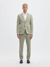 VISKOSEMIX SLIM FIT BLAZER, Aqua Gray, highres