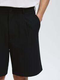 REGULAR FIT SHORTS, Black, highres