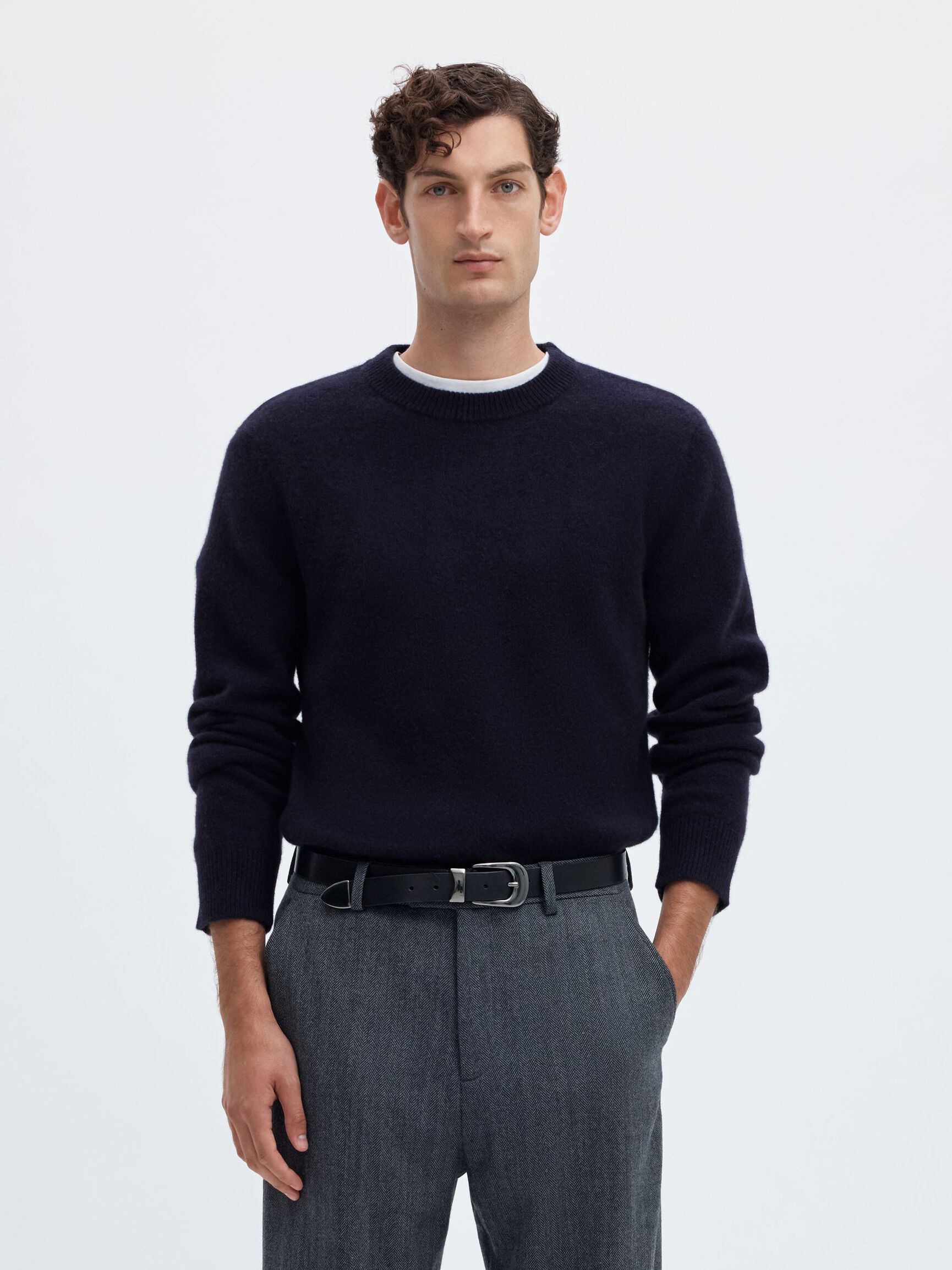 KASJMIER JUMPER, Navy Blazer, highres