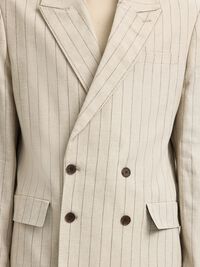 RELAXED FIT BLAZER, Oatmeal, highres