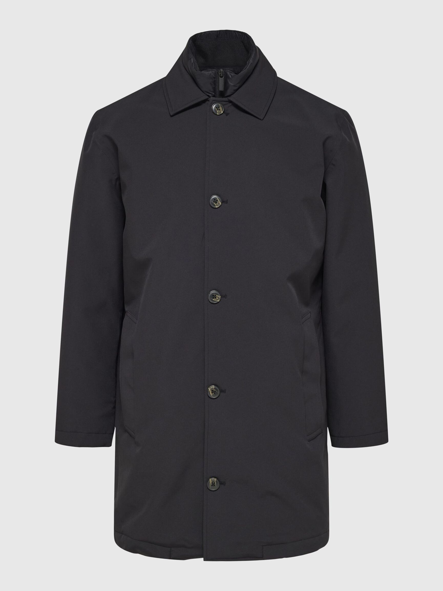 POLSTRET 2-I-1 FRAKKE, Black, highres