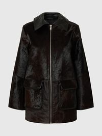 COW LEATHER JACKET, Delicioso, highres