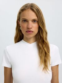 COTTON BLEND 2-PACK TOP, Bright White, highres