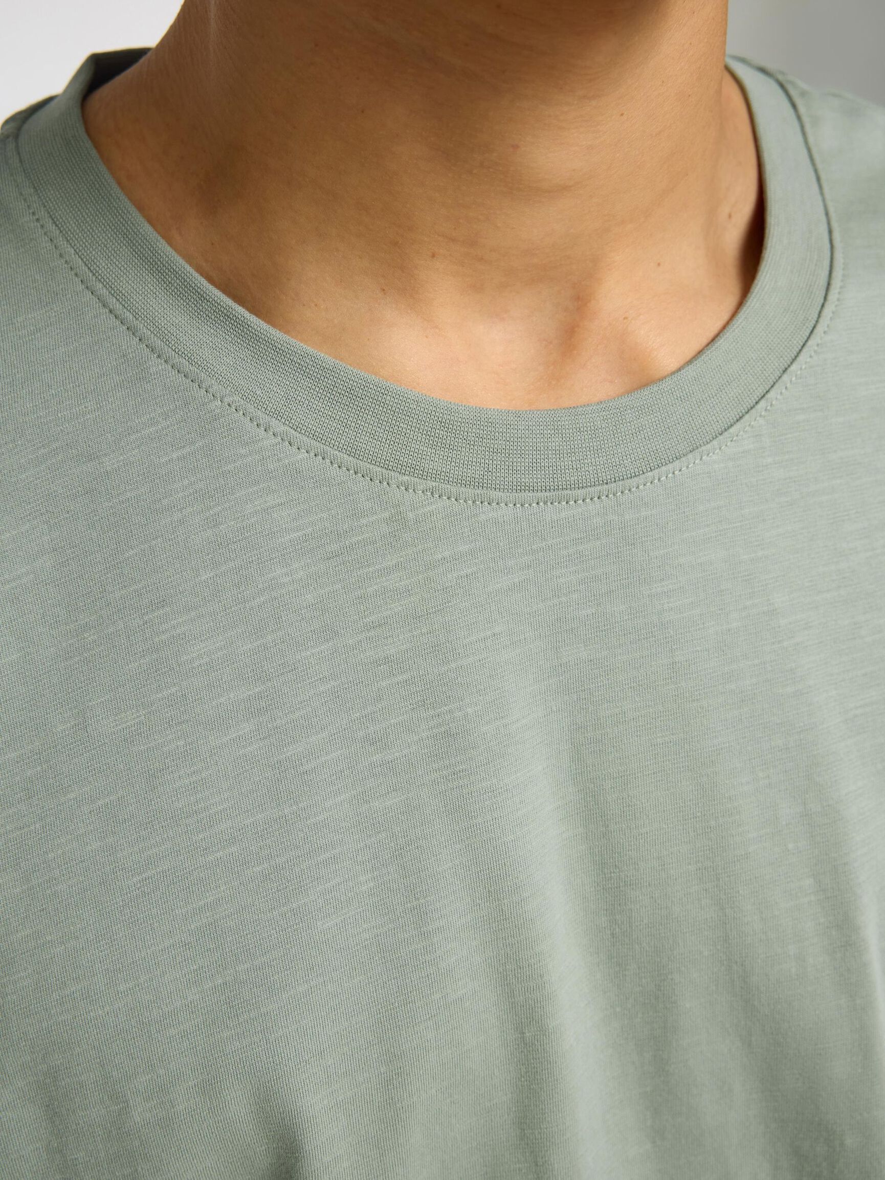 COTTON SLUB T-SHIRT, Iceberg Green, highres