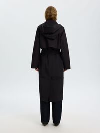 TECHNICAL TRENCHCOAT, Black, highres