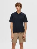 Selected SHORT-SLEEVED COTTON POLO SHIRT, Sky Captain, highres - 16092781_SkyCaptain_003.jpg