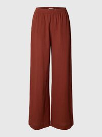PANTALONI GAMBA AMPIA, Cherry Mahogany, highres