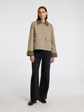 Selected BOXY FIT SHORT JACKET, Greige, highres - 16099378_Greige_005.jpg