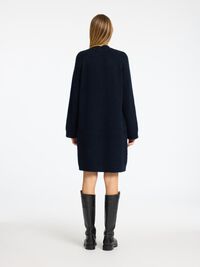 LAINE MÉLANGÉE MINI-ROBE, Dark Sapphire, highres