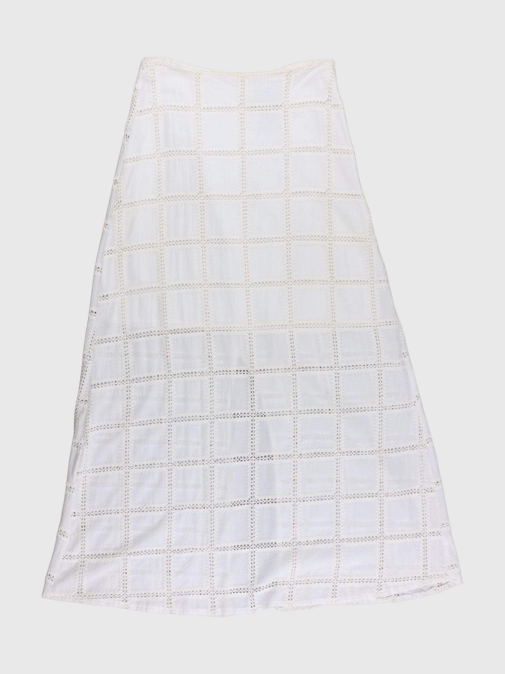BAUMWOLL MAXIROCK, Bright White, highres