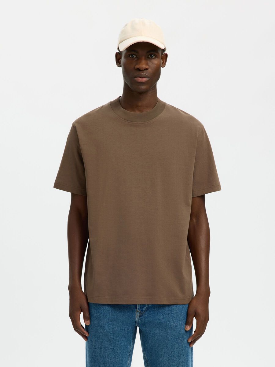 Product tile image - MANCHES COURTES ET COUPE D&Eacute;CONTRACT&Eacute;E T-SHIRT, Chocolate Chip | 16077385_ChocolateChip